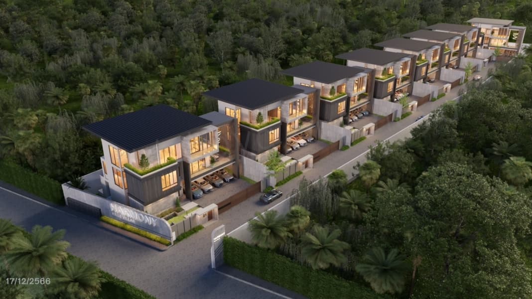 Harmony Hills Villas Pattaya (Luxurious 3-storey villa with a swimming pool)