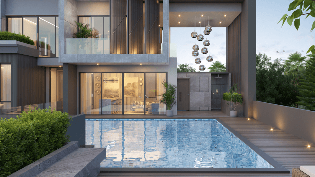 Harmony Hills Villas Pattaya (Luxurious 3-storey villa with a swimming pool)