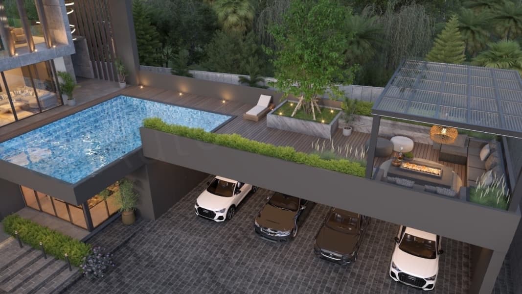 Harmony Hills Villas Pattaya (Luxurious 3-storey villa with a swimming pool)