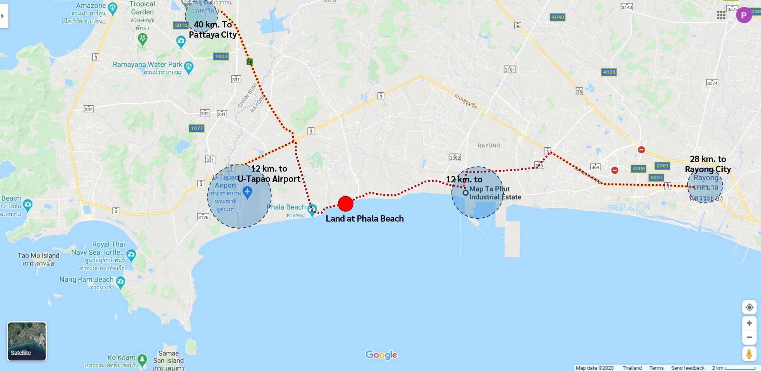 Land at Phala Beach (Rayong)